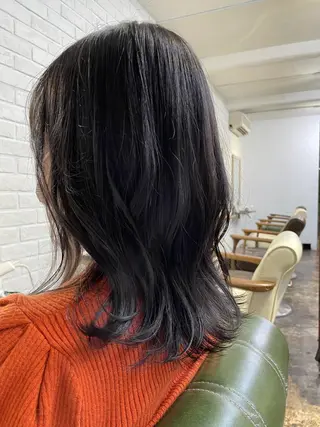 ミディアム カラー hair living Liko池袋東口店所属・✨透明感カラー🌱 上村 舜のヘアスタイル