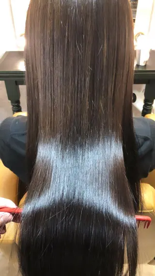 ロング 髪質改善縮毛矯正 リピートNo.1米倉のヘアスタイル