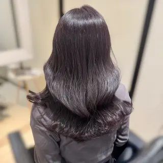 セミロング カラー kana ブリーチなしカラー✨のヘアスタイル