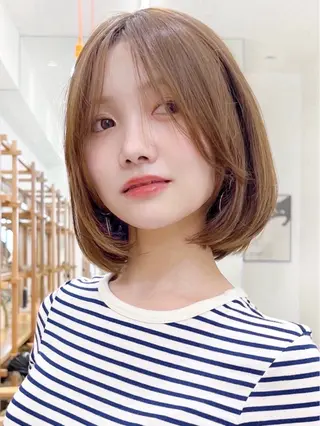ショート Say.石川葵 ショートボブ前髪のヘアスタイル