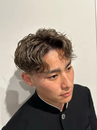 ショート メンズ メンズ専門美容師／ メンズパーマ／森口のヘアスタイル