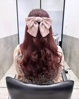 ロング カラー 💗ガーリーヘア🎀 saki💗のヘアスタイル