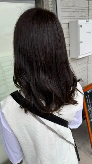 ミディアム カラー ⭐️大谷 星流⭐️のヘアスタイル