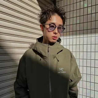 ショート カラー パーマ メンズ スパイキーショート/ メンズヘア/hugeのヘアスタイル