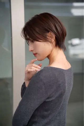 ショート soigne 表参道【ソワネ】所属・艶髪🩰透明感カラー 🫧あやみのヘアスタイル