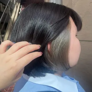 ミディアム カラー 西村 亜弥のヘアスタイル