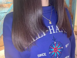 セミロング diar湘南台店所属・ふくだももこ🍑 つるっとボブのヘアスタイル