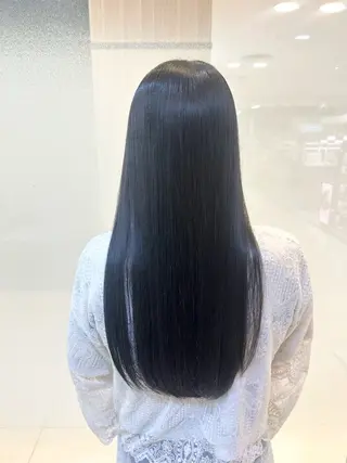 ロング カラー 艶質改善/縮毛矯正 ササキナツミのヘアスタイル