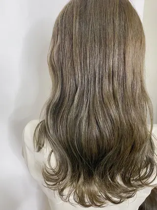 セミロング カラー 菅村 勇亮のヘアスタイル