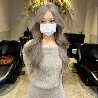 ロング 璃 音のヘアスタイル
