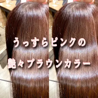 セミロング カラー 縮毛矯正/髪質改善/ 石橋代智のヘアスタイル