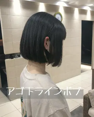 ミディアム 堀内 翔のヘアスタイル