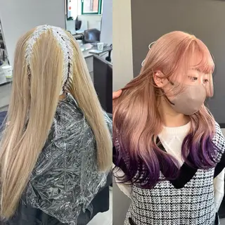 ミディアム カラー JILL/鶴岡 和幸/天神のヘアスタイル