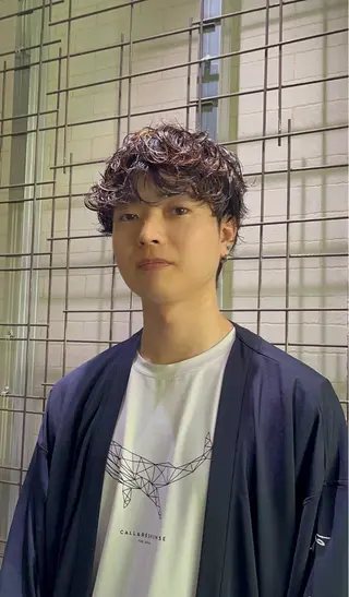 ショート パーマ メンズ daichi (UMM)のヘアスタイル