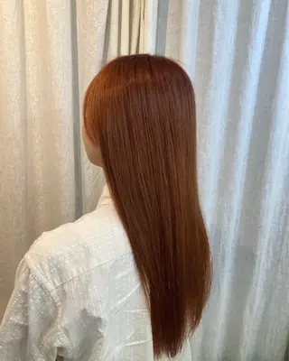 ロング カラー ショートウルフ💚 レイヤー/井上翔のヘアスタイル