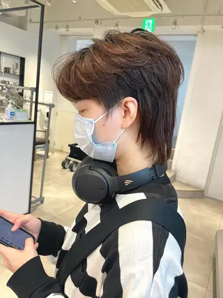 ショート メンズ 🇰🇷カルマパーマ kaito🇰🇷のヘアスタイル