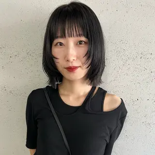 ミディアム カラー arisa/暖色 /伏見/レイヤーのヘアスタイル