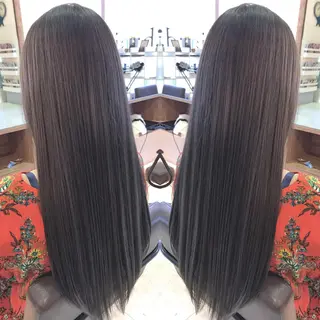 ロング カラー 青木 茂樹⭐️ 透明感カラーのヘアスタイル