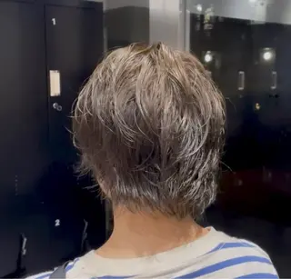 ショート カラー ハイトーン/アレンジ 🎀アオイ🎀のヘアスタイル