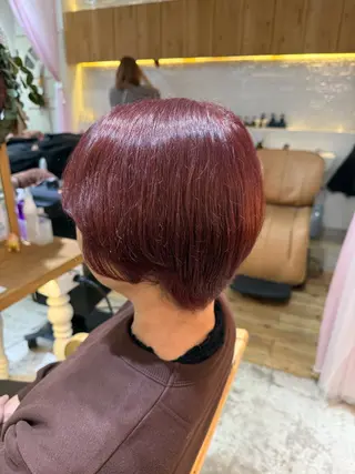 ショート カラー モデル募集中‎🤍 山崎妃香のヘアスタイル