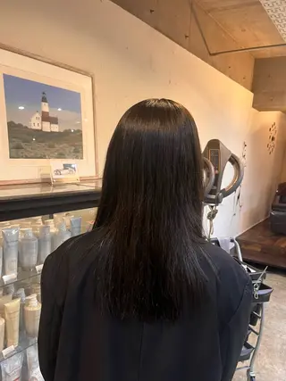 カラー パーマ 松原 樹里のヘアスタイル