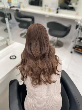 ロング カラー 🎀暖色/ラベンダー /paru🤍のヘアスタイル