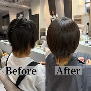 ショート ⭐️立川/縮毛矯正 /髪質改善⭐️のヘアスタイル