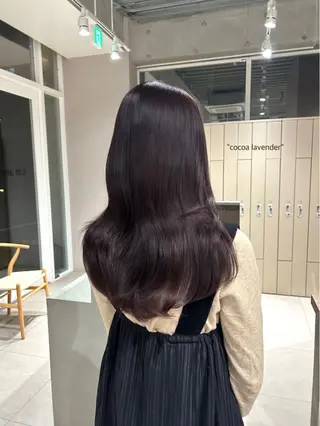 ロング カラー ミディアムヘア Chifumiのヘアスタイル