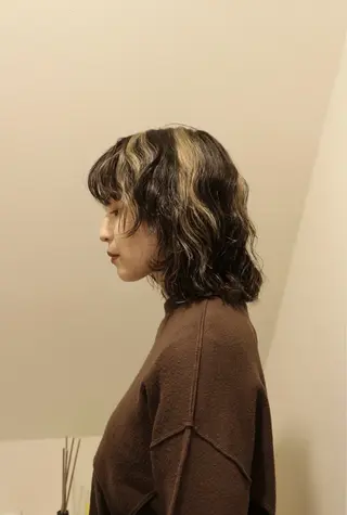 ミディアム カラー ALBUM  池袋所属・来美 / クルミのヘアスタイル