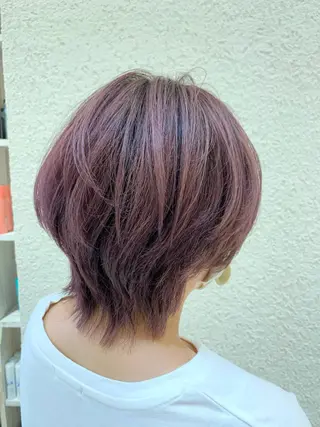 ショート カラー NYNY四條畷店 森 亮人のヘアスタイル