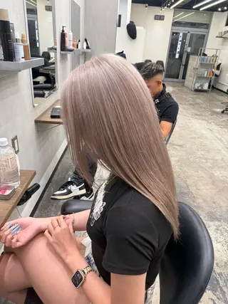 セミロング カラー ✨ハイトーンカラー✨ /⭐︎Yudai⭐︎のヘアスタイル