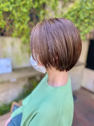 ショート カラー 小顔ショート✁ ⁂Yukari⁂のヘアスタイル