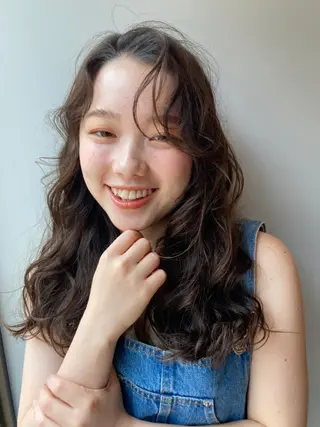 ロング カラー ヘアアレンジ ナカジ🌸ロブ/ボブ /前髪🌸のヘアスタイル