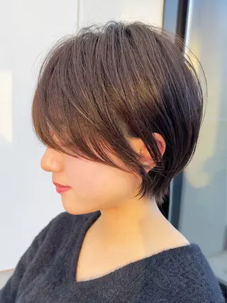 ショート VIEW NAGOYA所属・よだ るい/ デザインカラー🎀のヘアスタイル