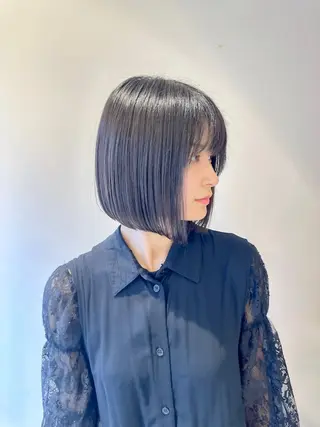 ショート ボブ韓国風レイヤー 髪質改善/畠中ケントのヘアスタイル