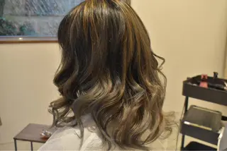 セミロング KAMIYA所属・大島 惇のヘアスタイル