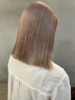 ミディアム 小顔レイヤー×コンパ クトボブ/林隆平のヘアスタイル