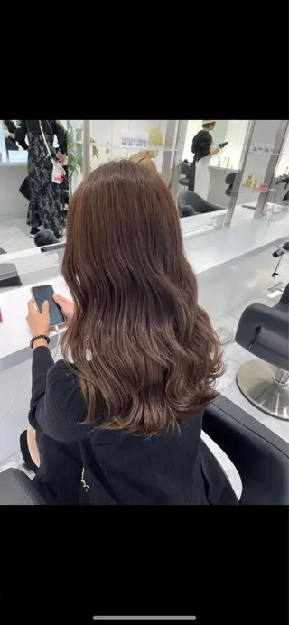 ロング カラー トレンド韓国暖色 ♡momo♡のヘアスタイル