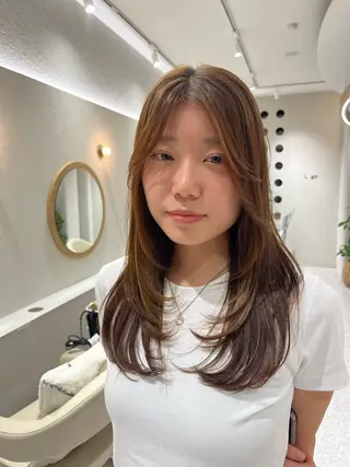 セミロング 海老名で可愛いを作る 🫧shuri🫧のヘアスタイル