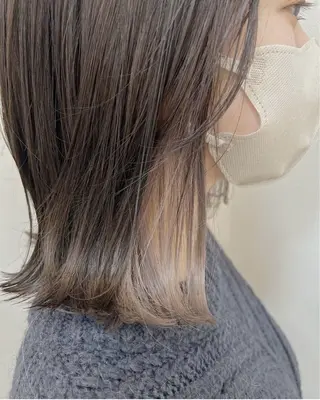 ミディアム 頭皮×髪質改善 透明感カラー💎中村のヘアスタイル