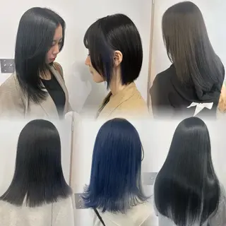 カラー ニュアンスパーマ/ ハイトーン/hinaのヘアスタイル