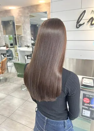 ロング 縮毛矯正✖髪質改善 仁木伸明のヘアスタイル