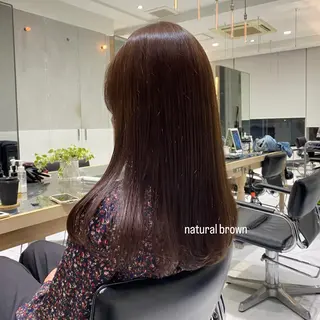 ロング カラー 艶感/ナチュラル 🌿マアヤのヘアスタイル
