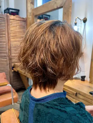 ショート パーマ New-LineGINZA所属・ロング/髪質改善✂️ 佐々木大輔のヘアスタイル