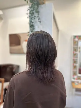 セミロング カラー 村上 滉弥のヘアスタイル