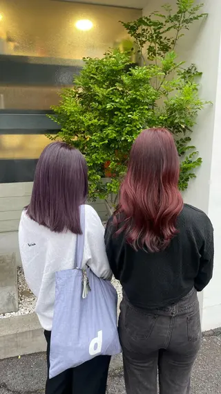 カラー 奥村 悠菜のヘアスタイル