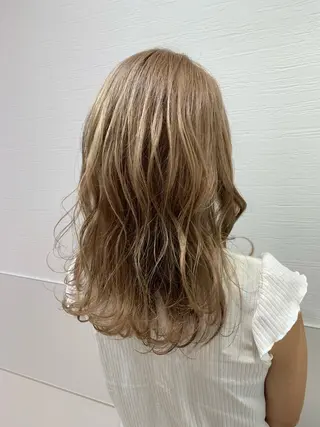 ロング カラー ケンジアネッタ Men'sのヘアスタイル