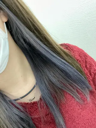 セミロング カラー 足利/透明感カラー/ GRACE/りおのヘアスタイル