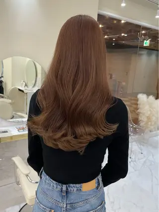 ロング カラー ヘアアレンジ maoブリーチ無し 似合わせカラーのヘアスタイル