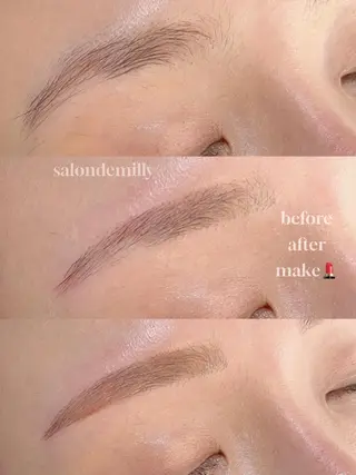 アイブロウ salon de milly 丸尾のマツエク・マツパデザイン